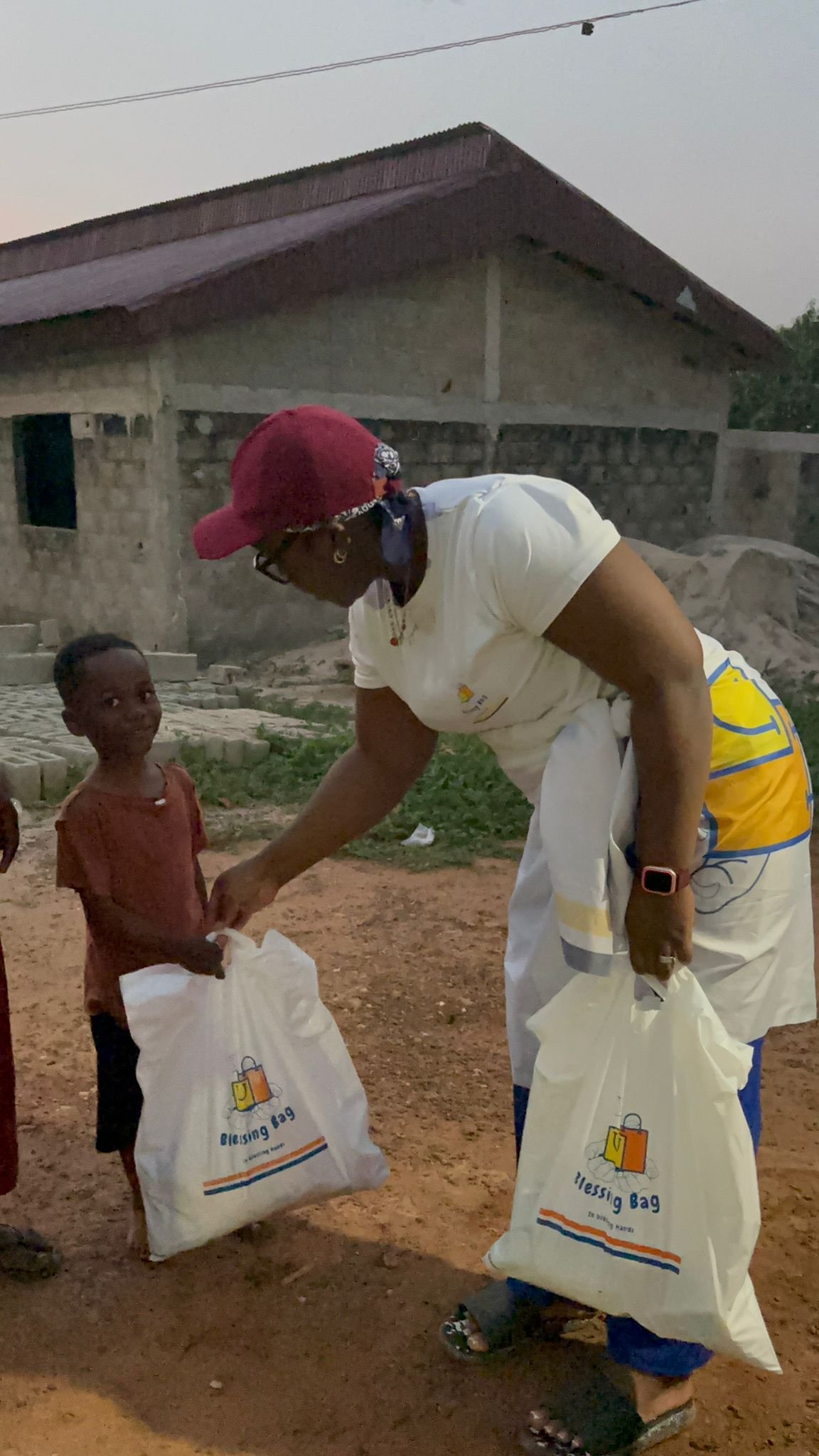Blessing Bag action moment